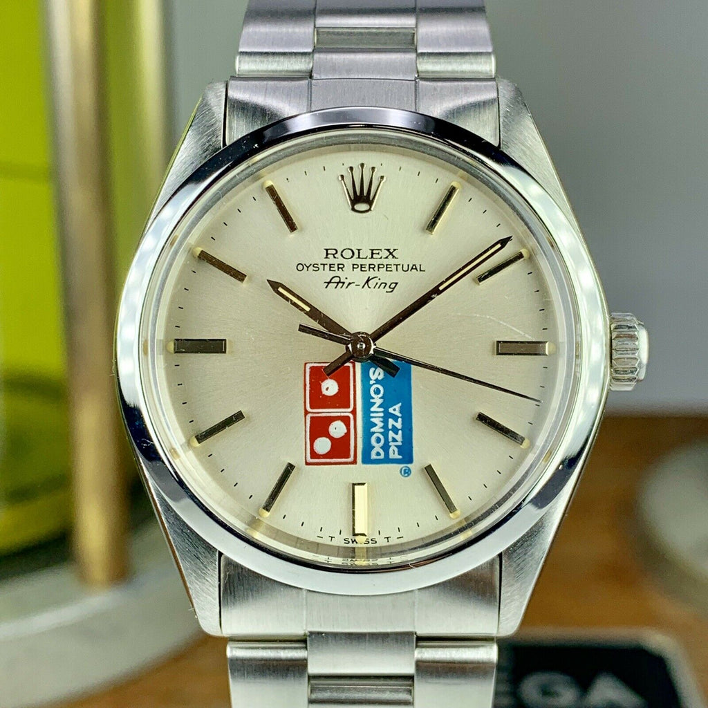 Rolex Air-King 14000 Domino’s Pizza Unpolished