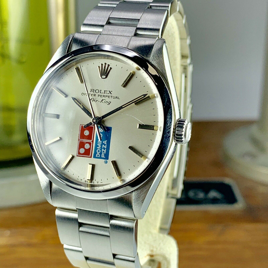 Rolex Air-King 14000 Domino’s Pizza Unpolished