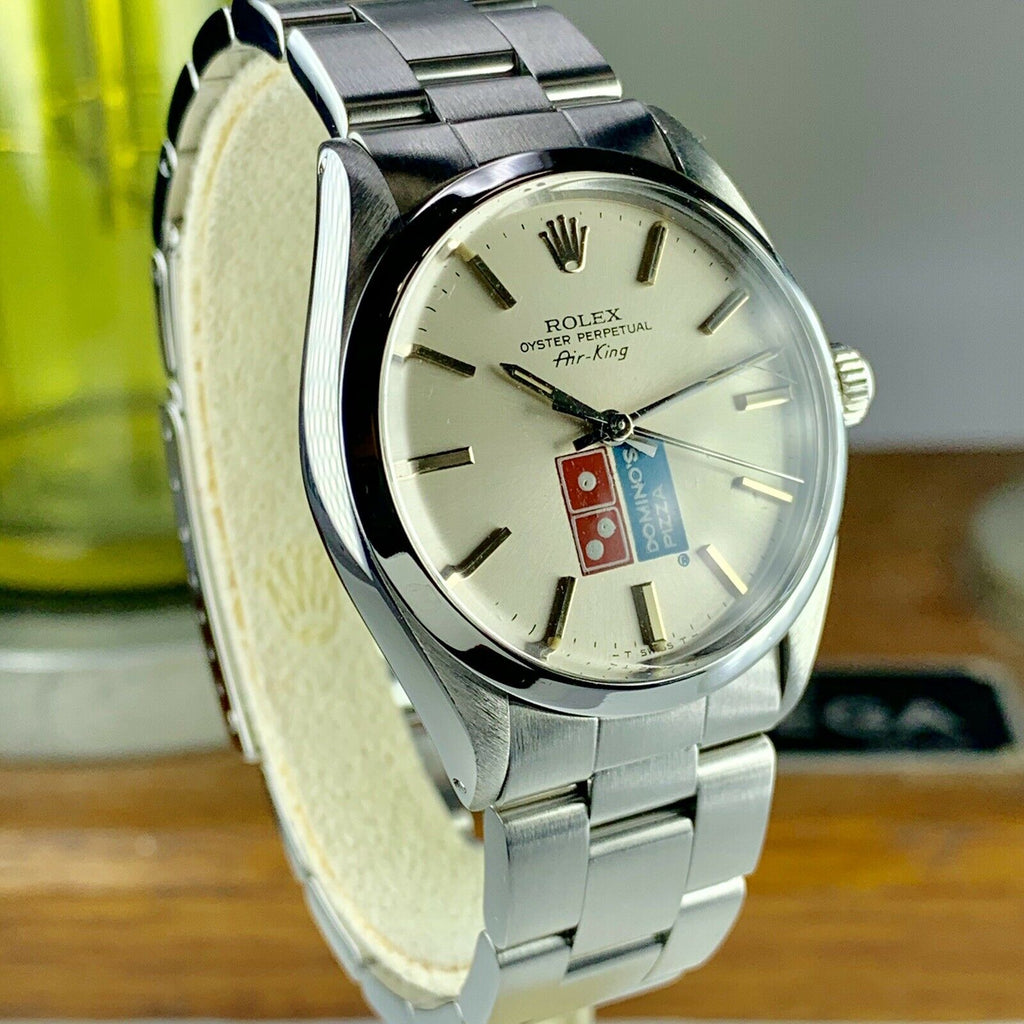 Rolex Air-King 14000 Domino’s Pizza Unpolished