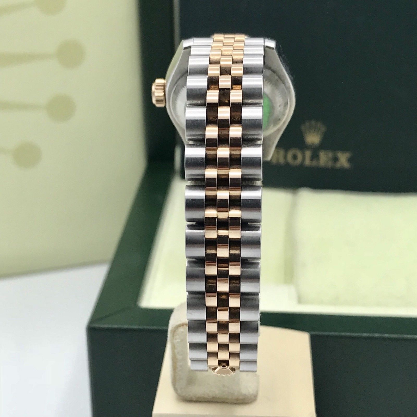 Rolex Datejust 179171 Diamond Two Tone 18K Rose Gold/Stainless 26mm ladies