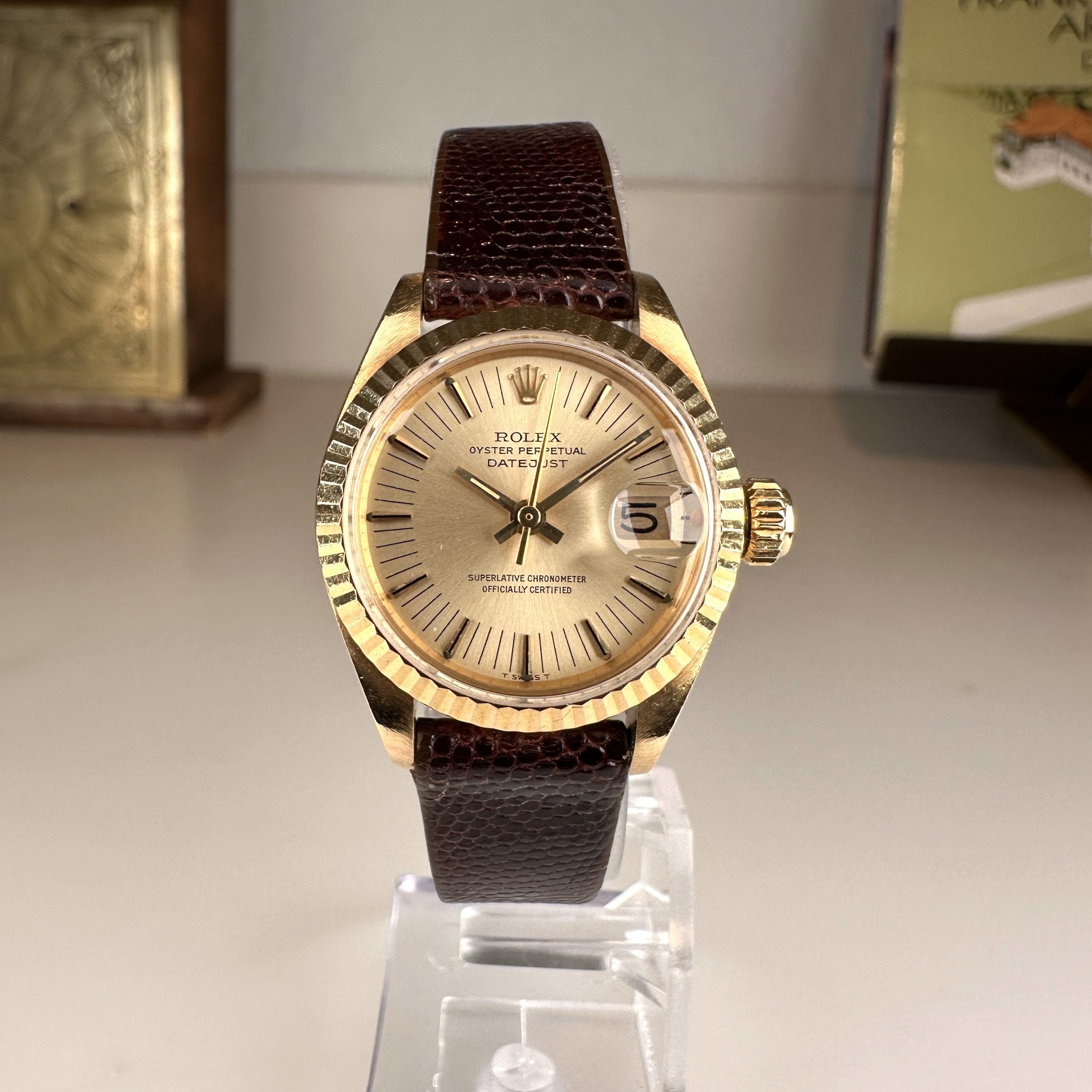 Rolex Datejust Ladies 6917 Solid 18k Gold
