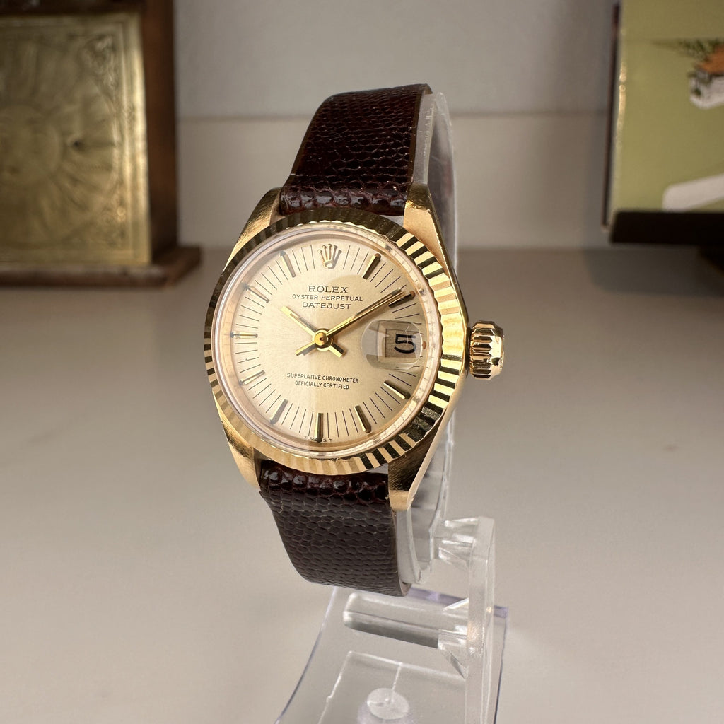 Rolex Datejust Ladies 6917 Solid 18k Gold