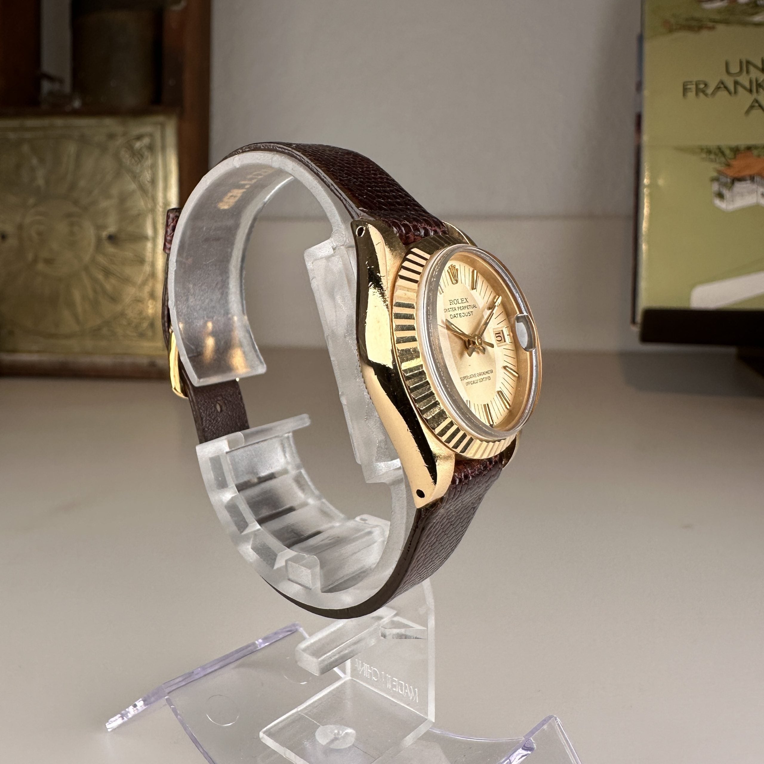 Rolex Datejust Ladies 6917 Solid 18k Gold