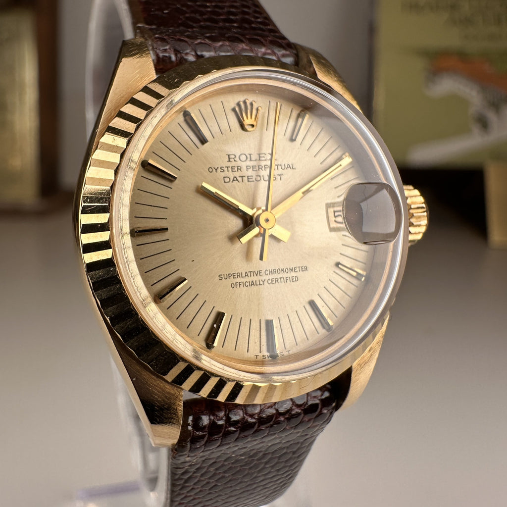 Rolex Datejust Ladies 6917 Solid 18k Gold