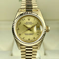Rolex Datejust President 69178 Yellow Gold 18k 26mm With Box