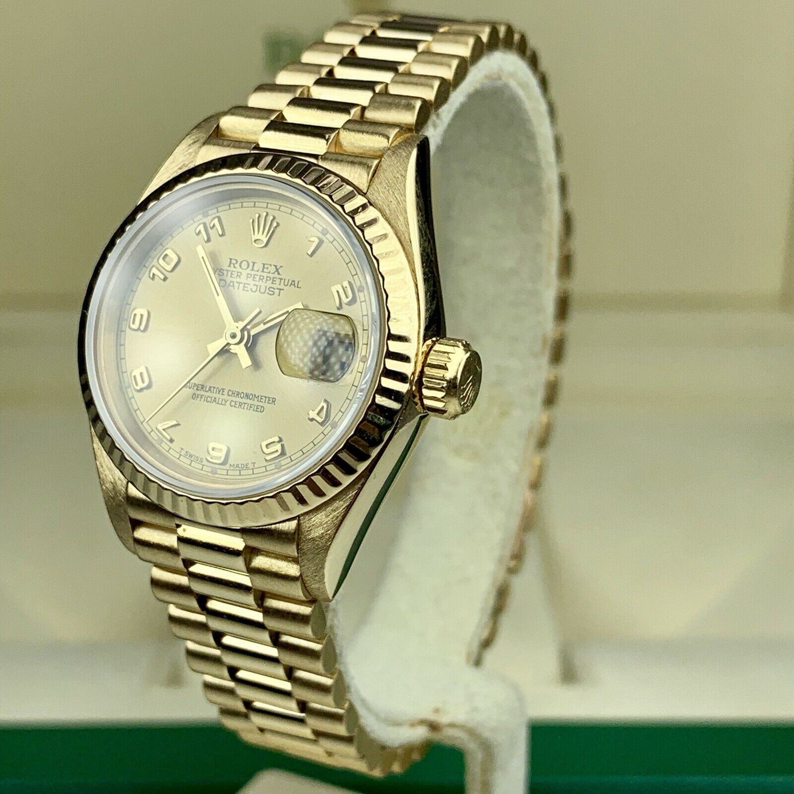 Rolex Datejust President 69178 Yellow Gold 18k 26mm With Box