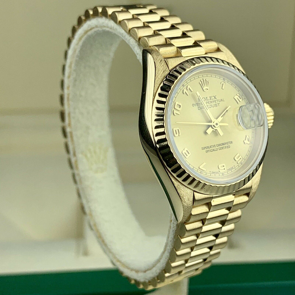 Rolex Datejust President 69178 Yellow Gold 18k 26mm With Box