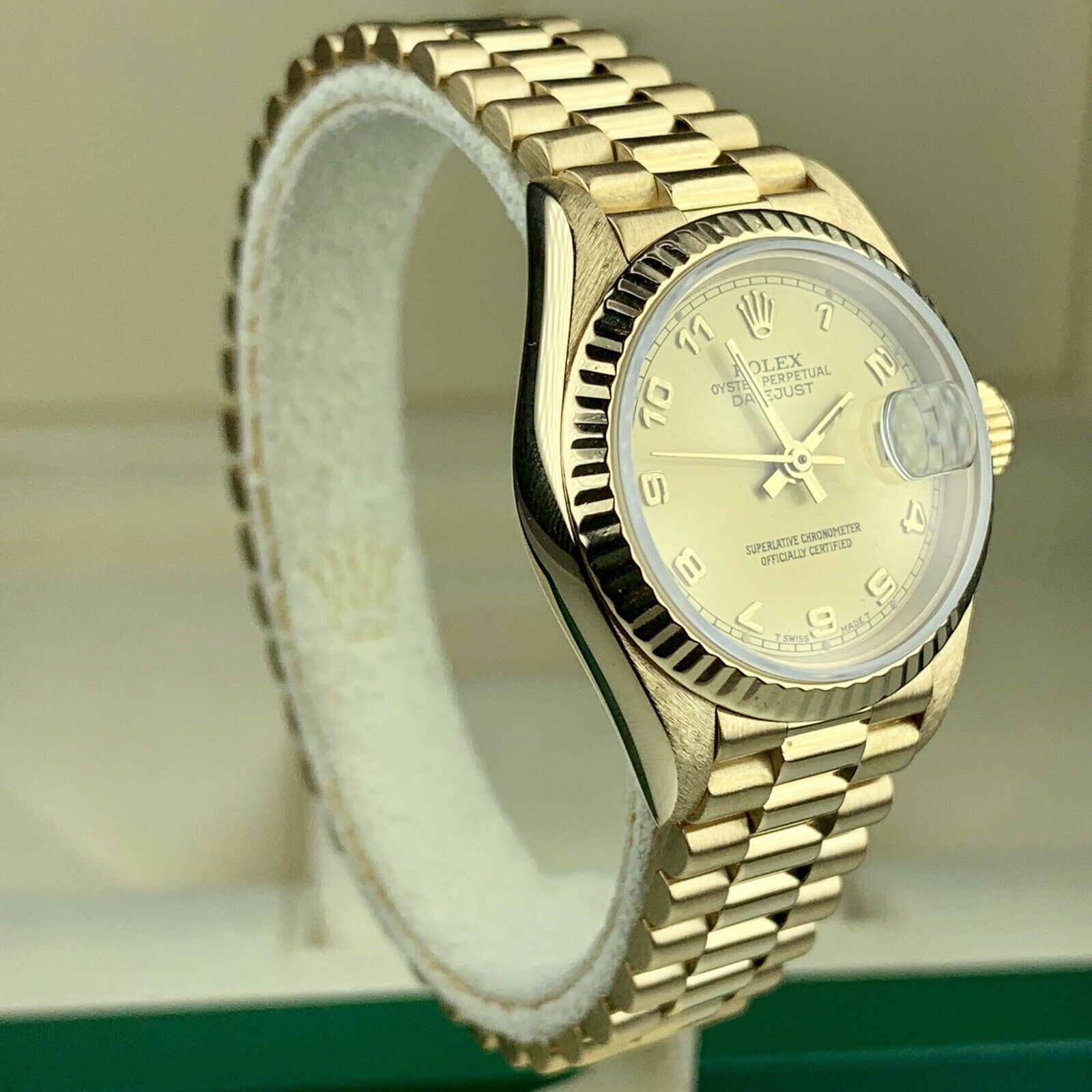 Rolex Datejust President 69178 Yellow Gold 18k 26mm With Box