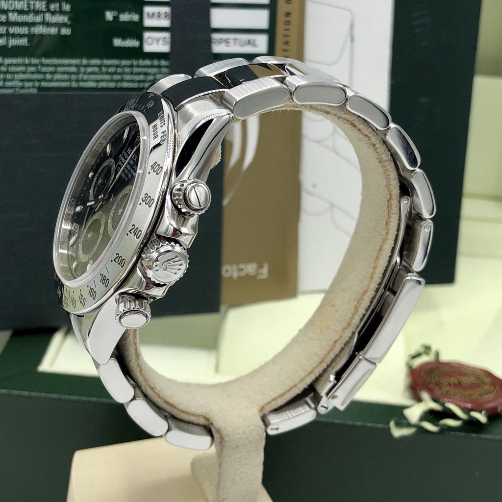 Rolex Daytona 116520 M Serial Black FULL SET Box & Papers