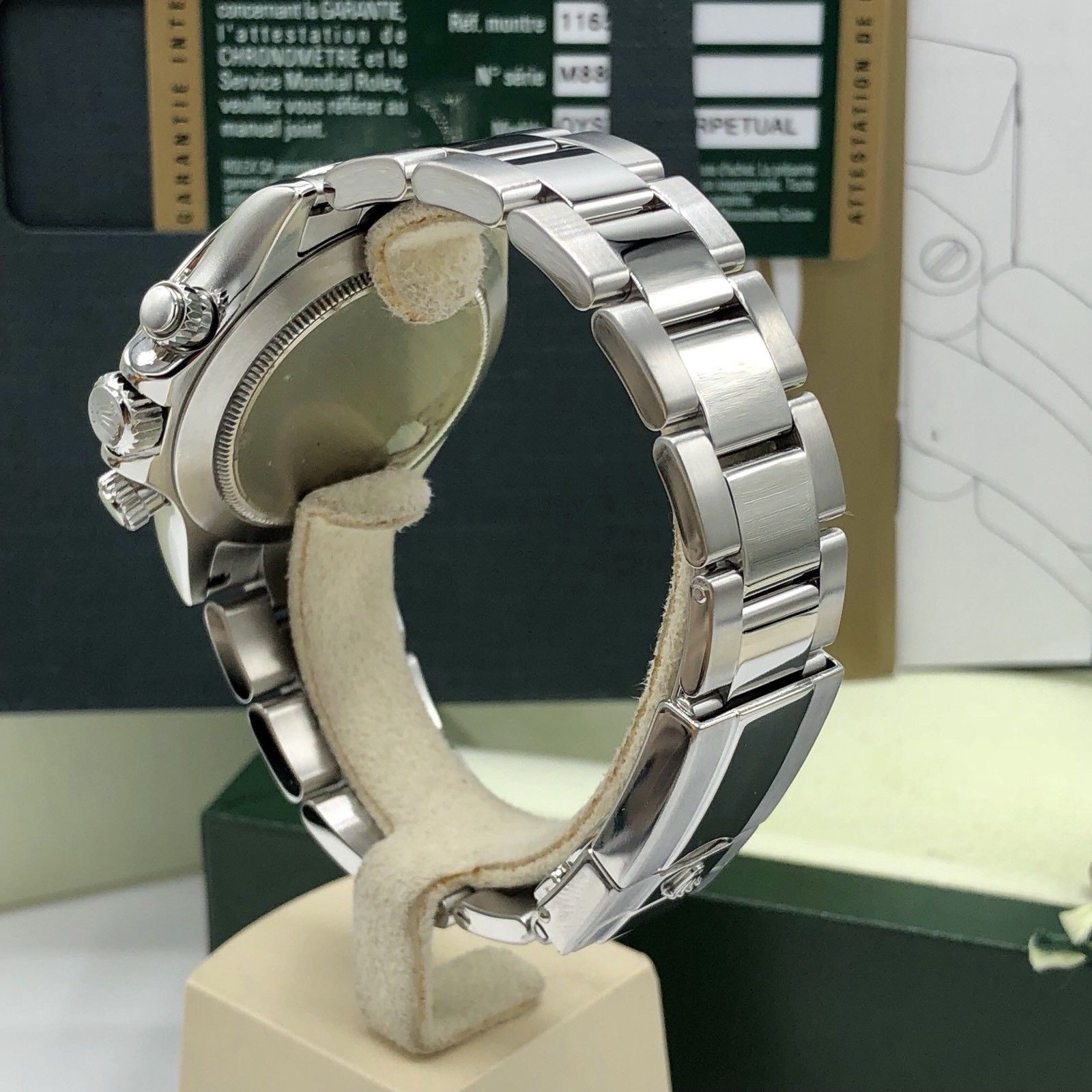 Rolex Daytona 116520 M Serial Black FULL SET Box & Papers