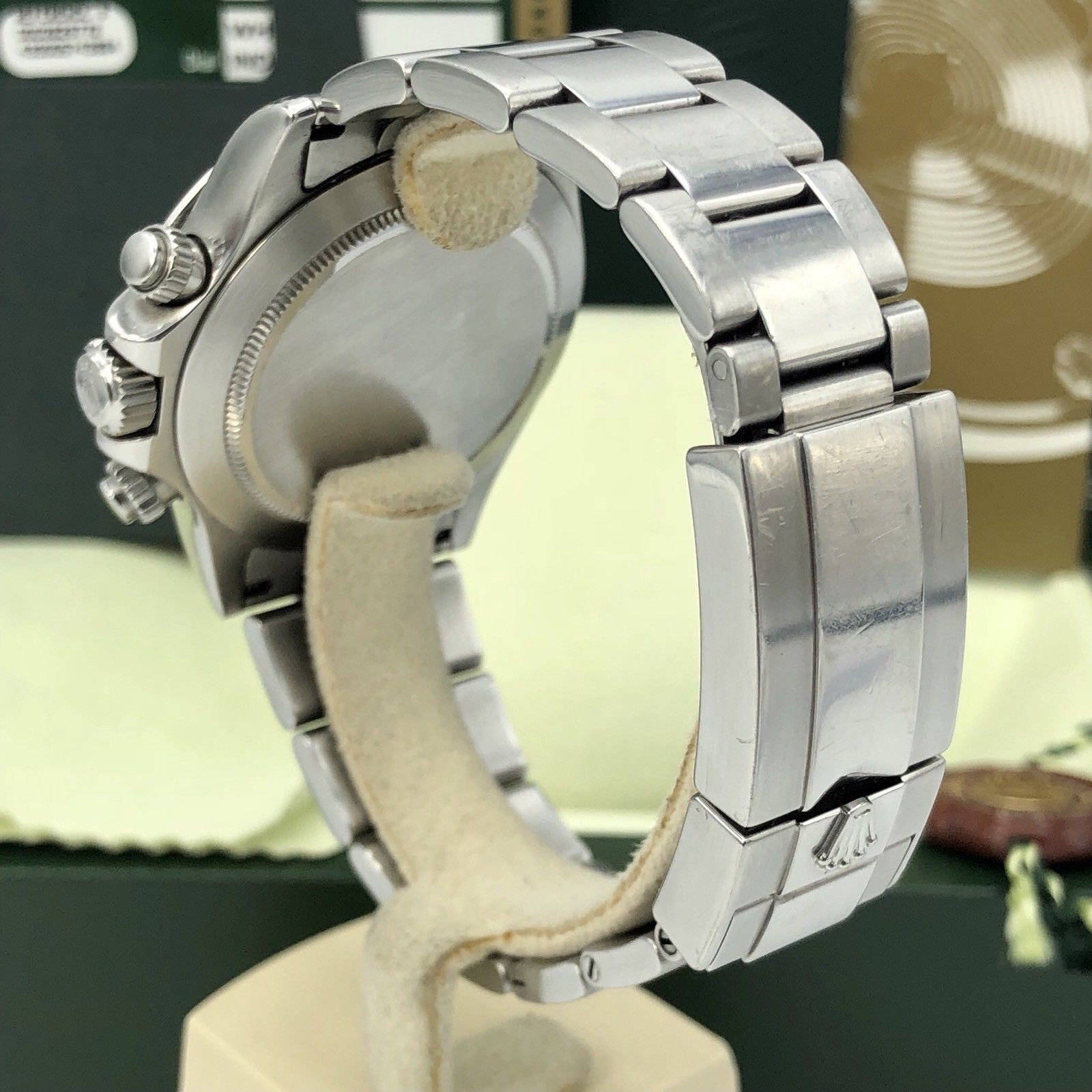 Rolex Daytona 116520 White V serial 2009 FULL SET Box & Card Unpolished