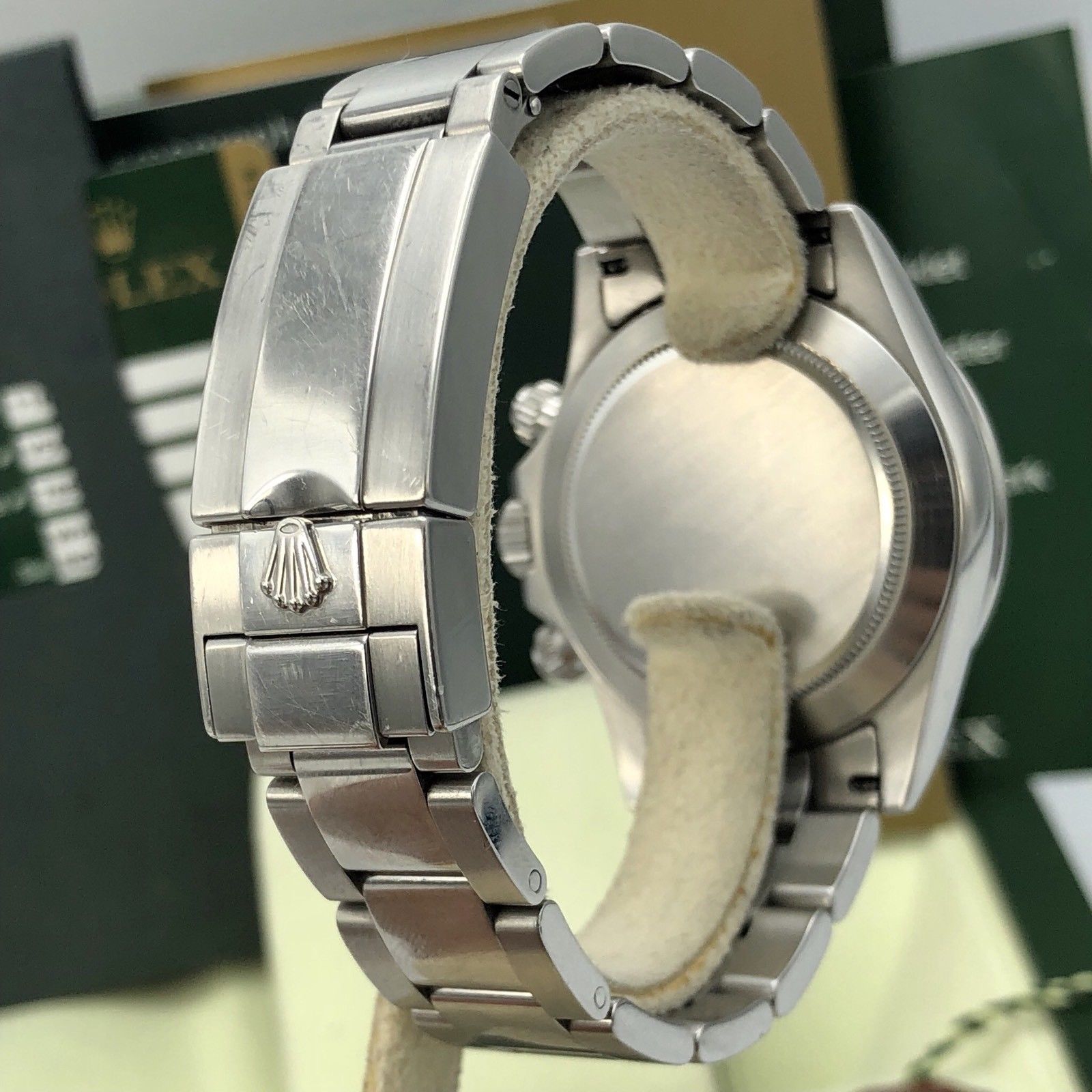 Rolex Daytona 116520 White V serial 2009 FULL SET Box & Card Unpolished