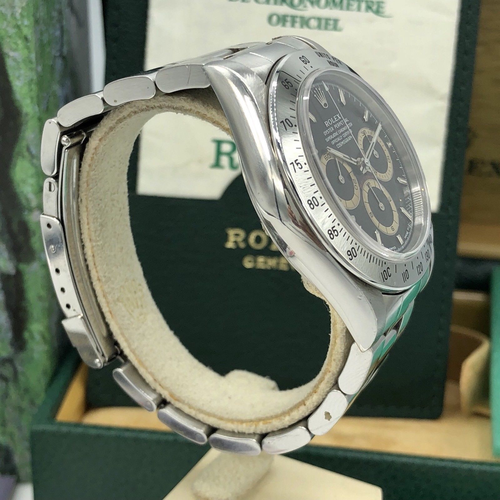 Rolex Daytona 16520 Zenith 1996 W Serial Patrizzi FULL SET Box & Papers