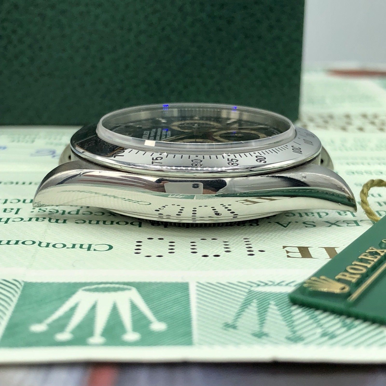 Rolex Daytona 16520 Zenith 1996 W Serial Patrizzi FULL SET Box & Papers