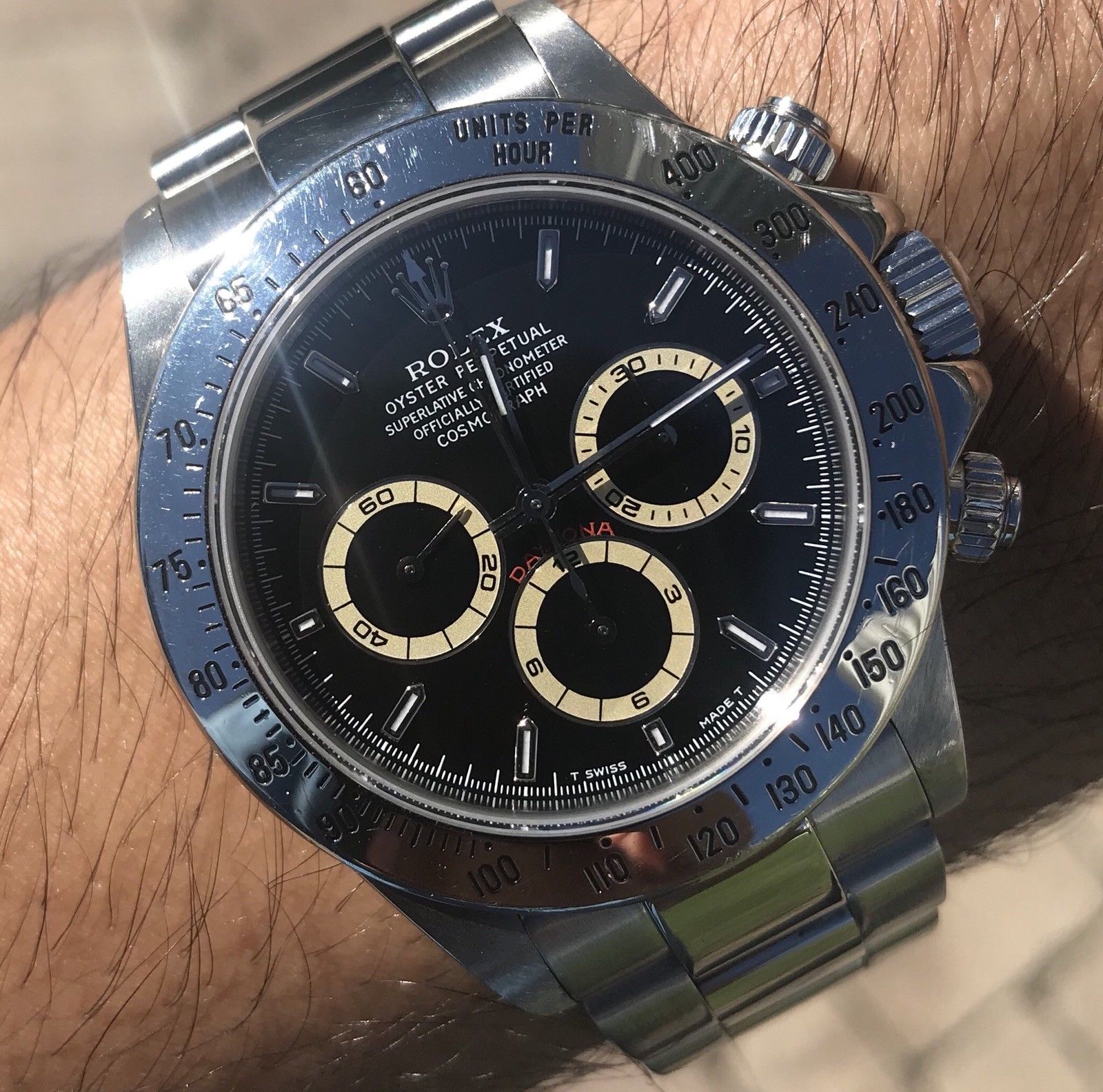 Rolex Daytona 16520 Zenith 1998 Patrizzi FULL SET Box & Papers