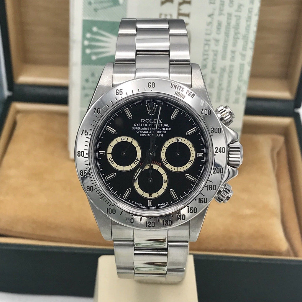 Rolex Daytona 16520 Zenith 1998 Patrizzi FULL SET Box & Papers