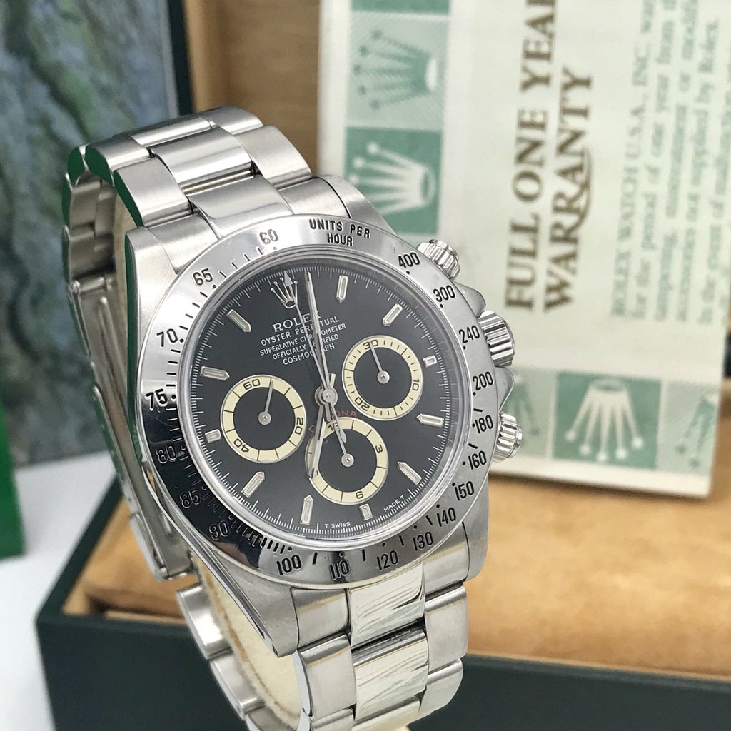 Rolex Daytona 16520 Zenith 1998 Patrizzi FULL SET Box & Papers