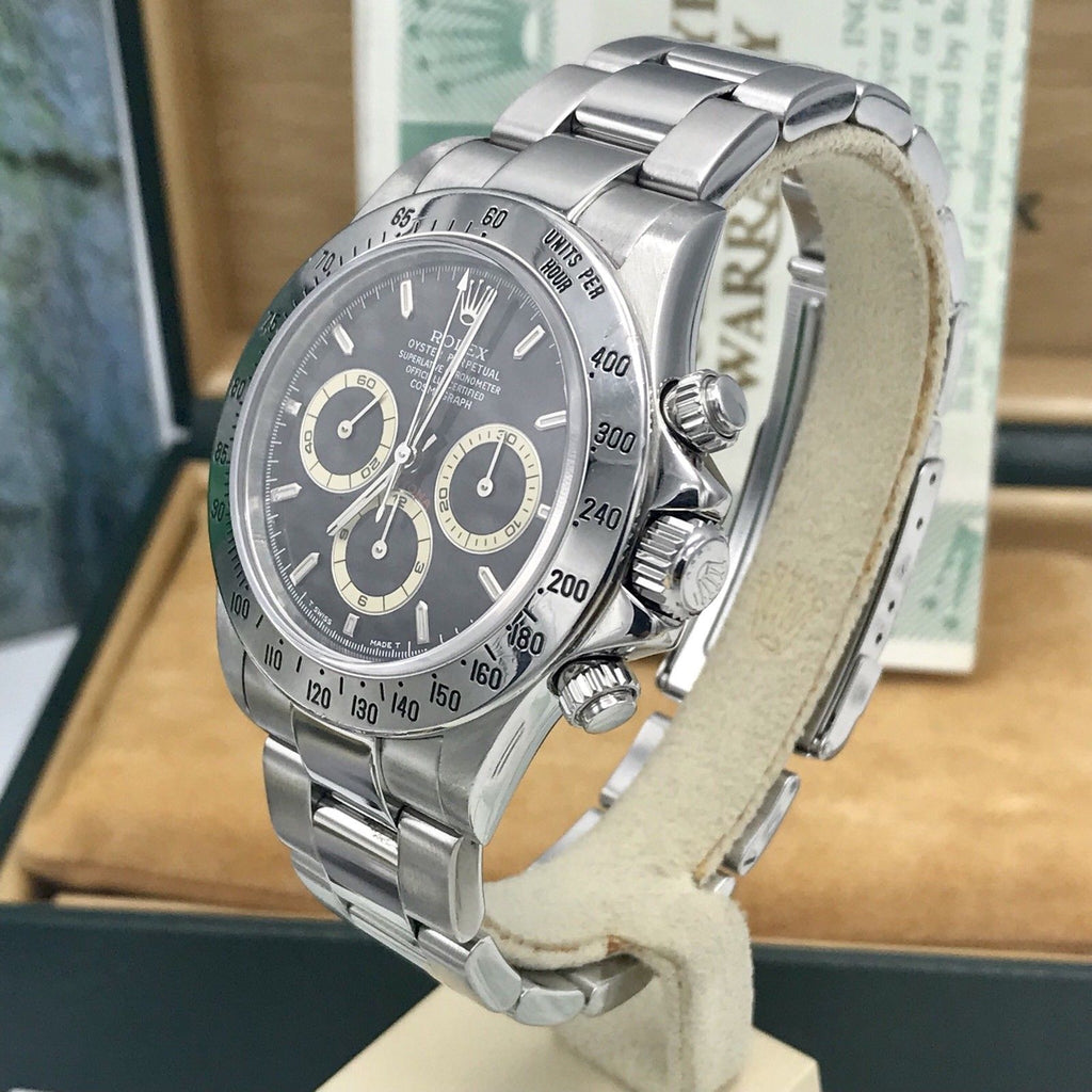 Rolex Daytona 16520 Zenith 1998 Patrizzi FULL SET Box & Papers