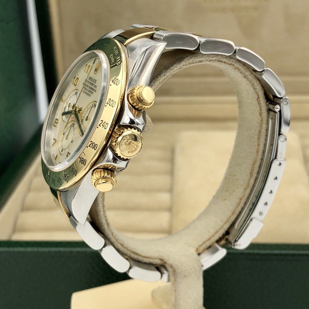 Rolex Daytona 16523 Zenith Rare Factory MOF Dial 1999 A Serial Box
