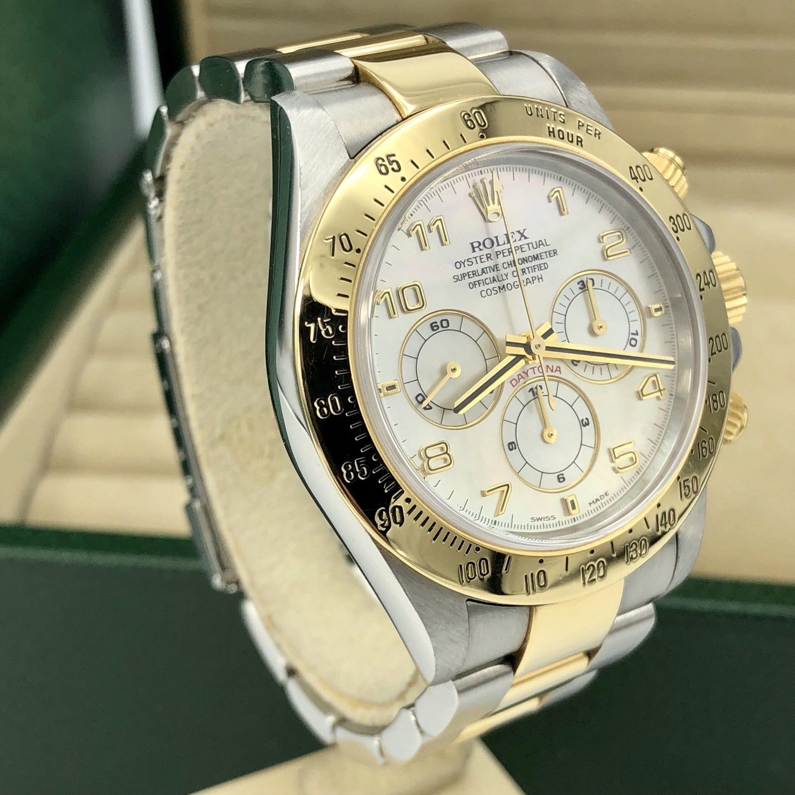 Rolex Daytona 16523 Zenith Rare Factory MOF Dial 1999 A Serial Box