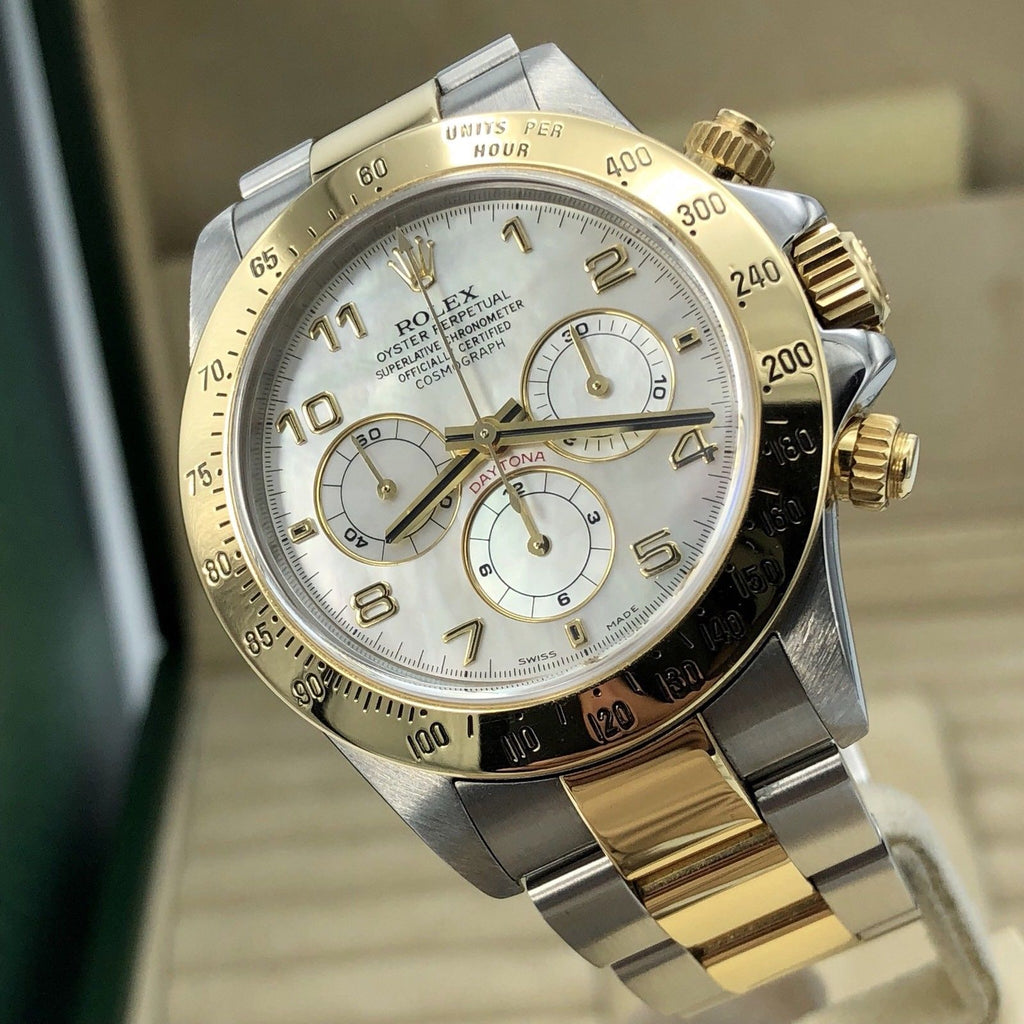 Rolex Daytona 16523 Zenith Rare Factory MOF Dial 1999 A Serial Box