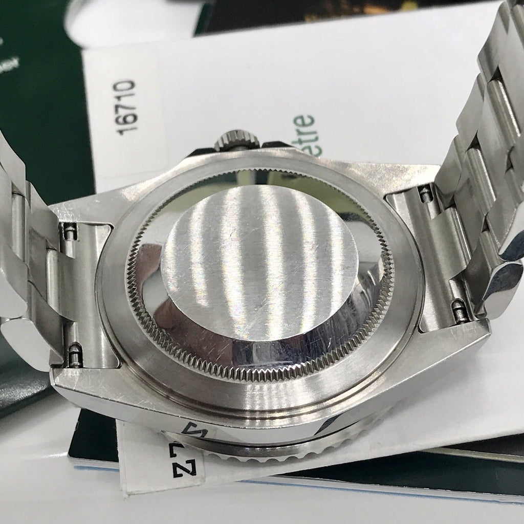 2008 Rolex GMT Master II 16710 Unpolished mint Full Set Box & Papers Z serial