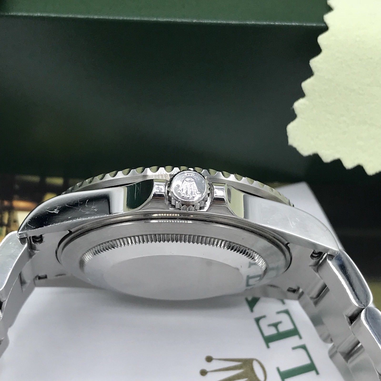 2008 Rolex GMT Master II 16710 Unpolished mint Full Set Box & Papers Z serial