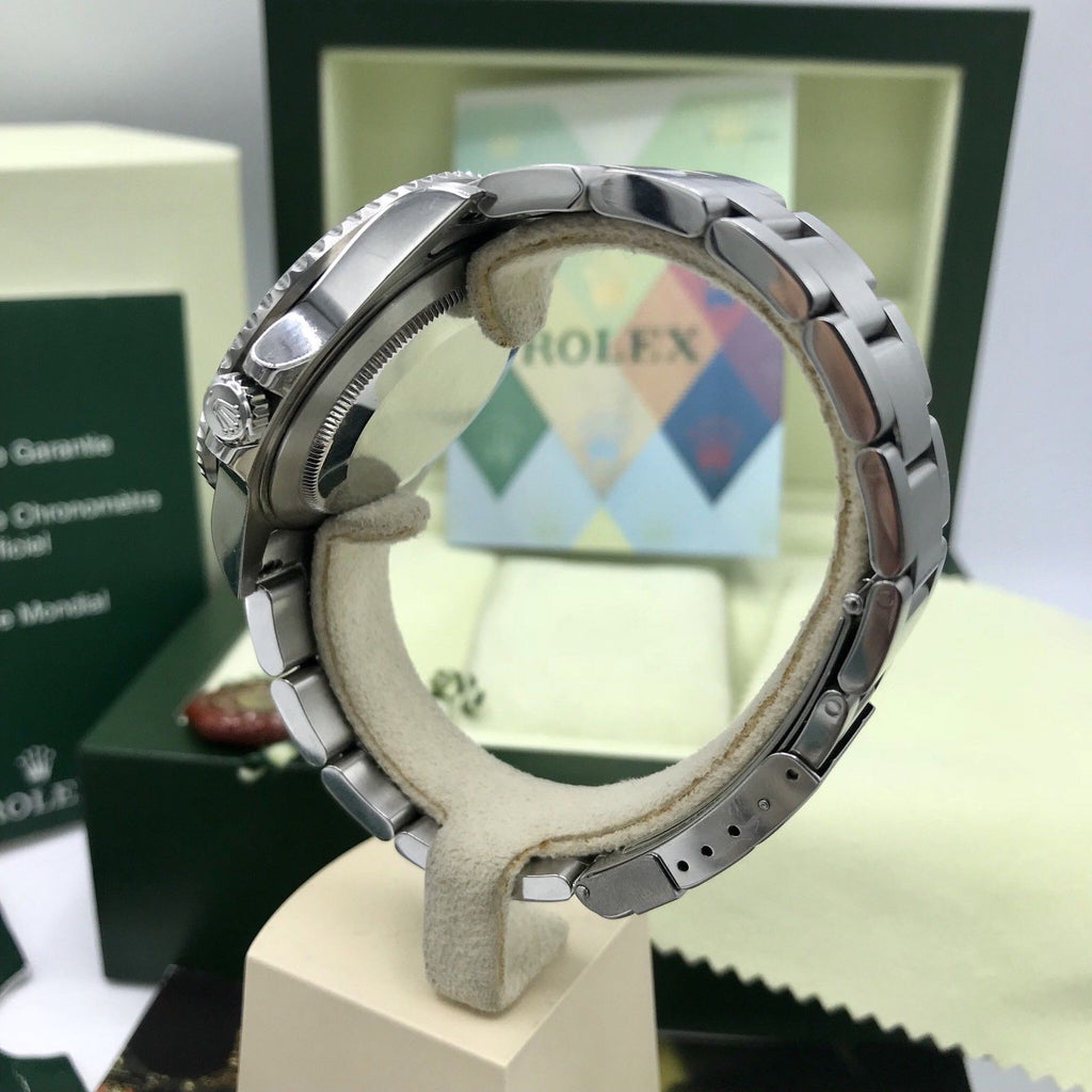2008 Rolex GMT Master II 16710 Unpolished mint Full Set Box & Papers Z serial