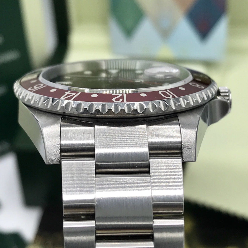 2008 Rolex GMT Master II 16710 Unpolished mint Full Set Box & Papers Z serial