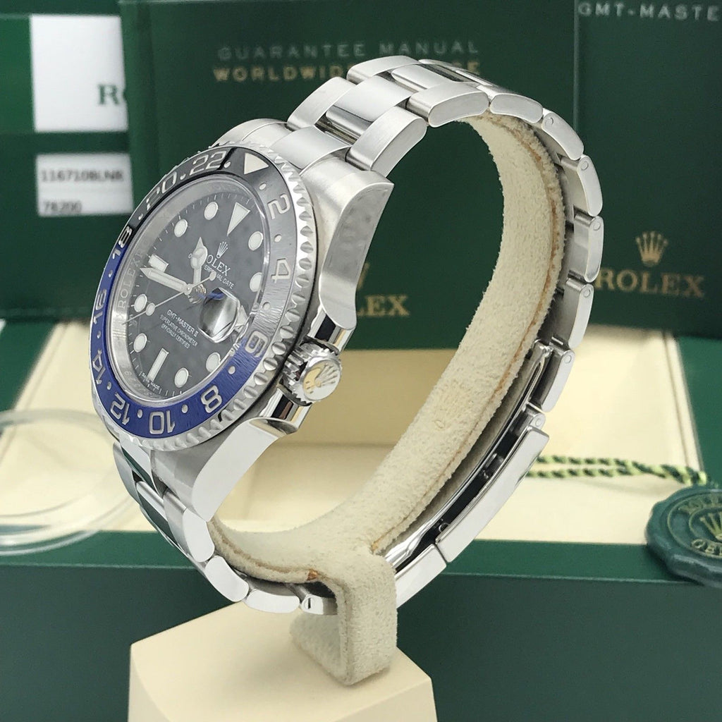 Rolex GMT Mater II 116710 BLNR BATMAN Box and papers 2016 Unpolished Full Set