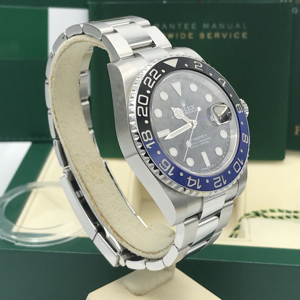 Rolex GMT Mater II 116710 BLNR BATMAN Box and papers 2016 Unpolished Full Set