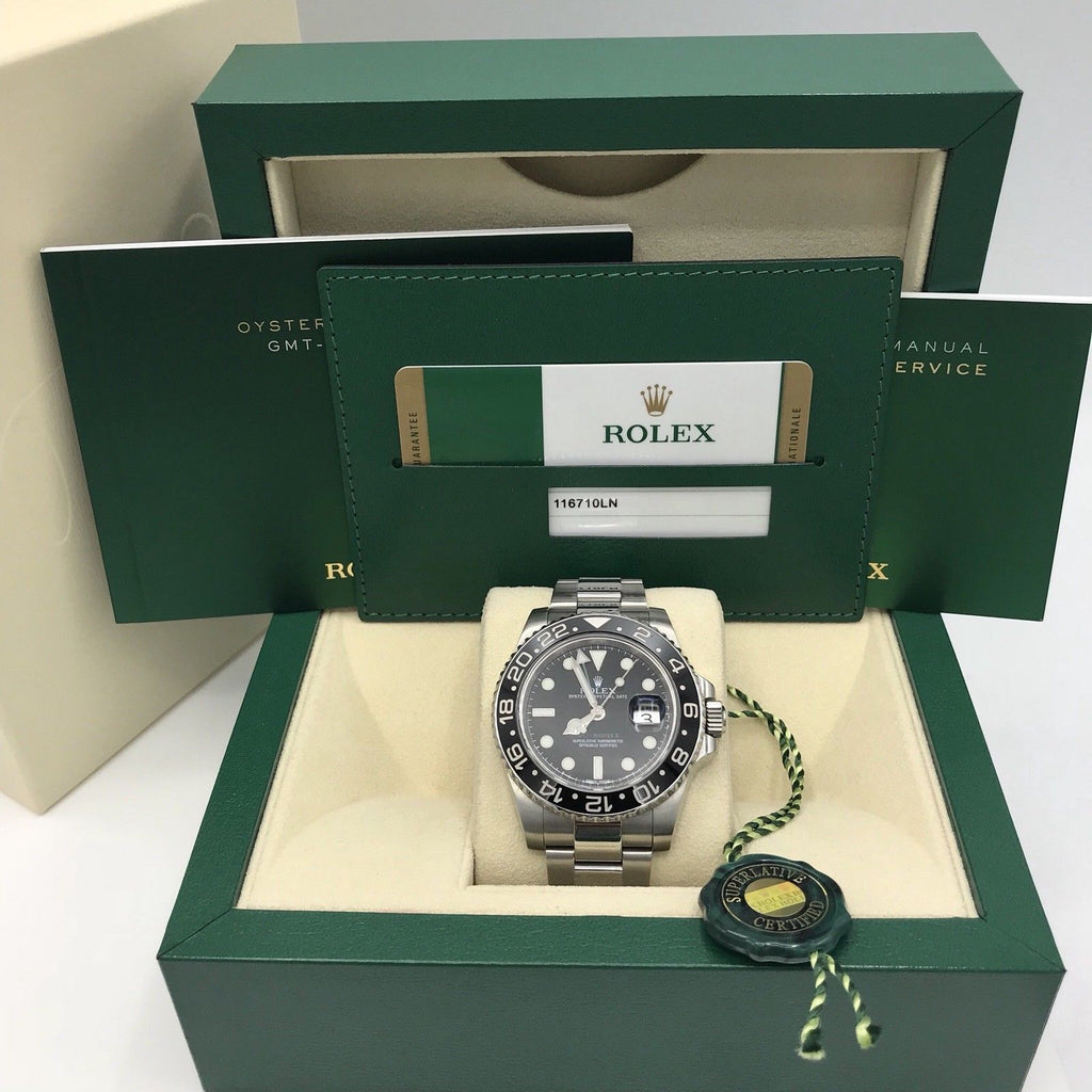 Rolex GMT Mater II 116710 LN Box and papers 2015 G Full Set