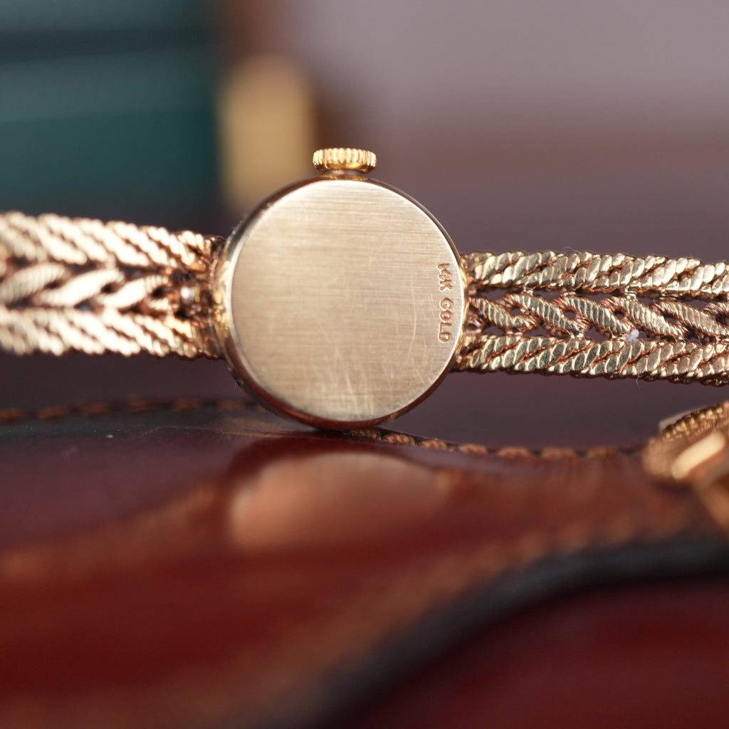 Rolex Ladies 8427 Cocktail Watch Solid Gold Factory Diamond Elegant and Rare