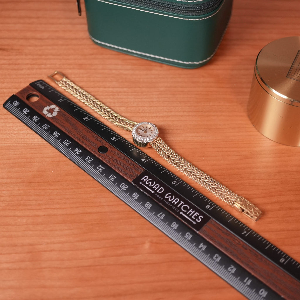 Rolex Ladies 8427 Cocktail Watch Solid Gold Factory Diamond Elegant and Rare