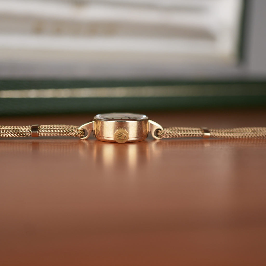 Rolex Ladies Cocktail Watch 14K Solid Gold with Original Box