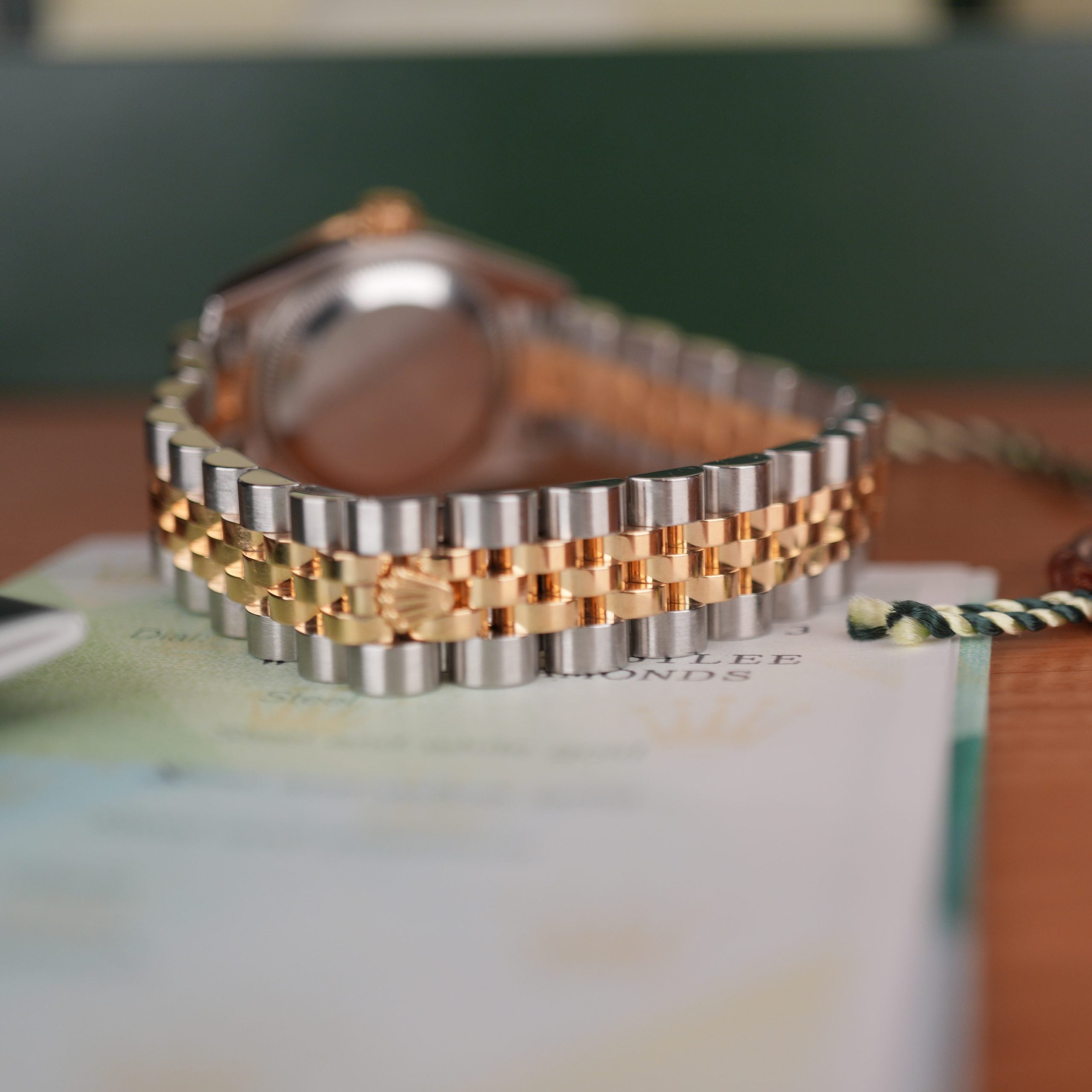 Rolex Lady-Datejust 179313 Two-Tone 18k Gold and Steel Factory Diamond Dial & Bezel Full Set