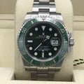 Rolex Submariner 116610LV Green Hulk With Box Random Serial Unpolished