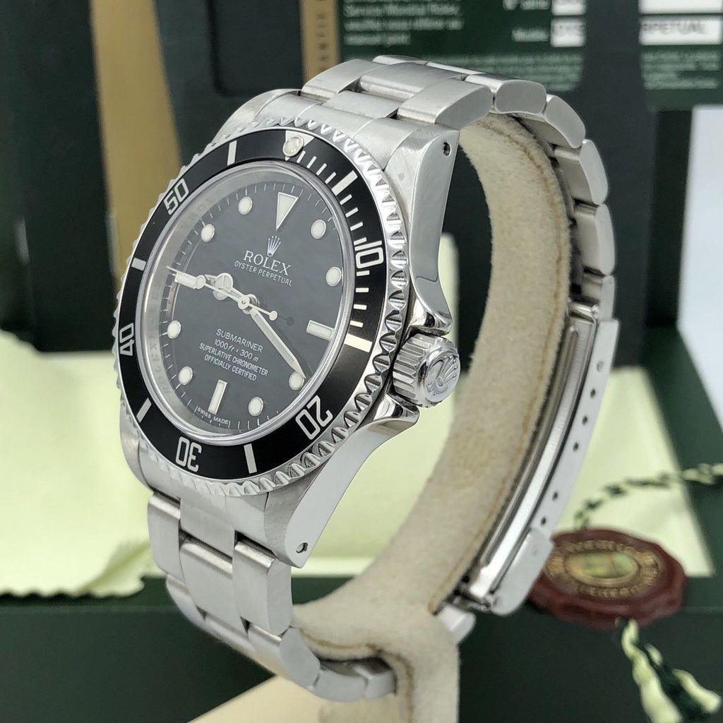 2011 Rolex Submariner 14060 No date Engraving box Card Full Set papers