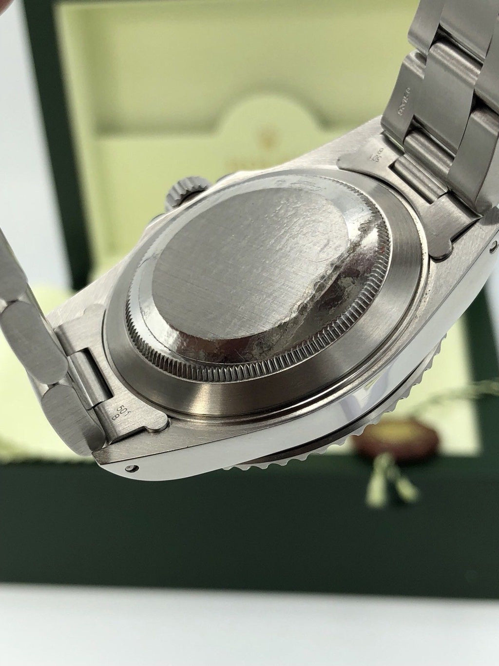 2011 Rolex Submariner 14060 No date Engraving box Card Full Set papers