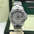 Rolex Yachtmaster 169622 Platinum Dial and Bezel Stainless Steel ladies Women