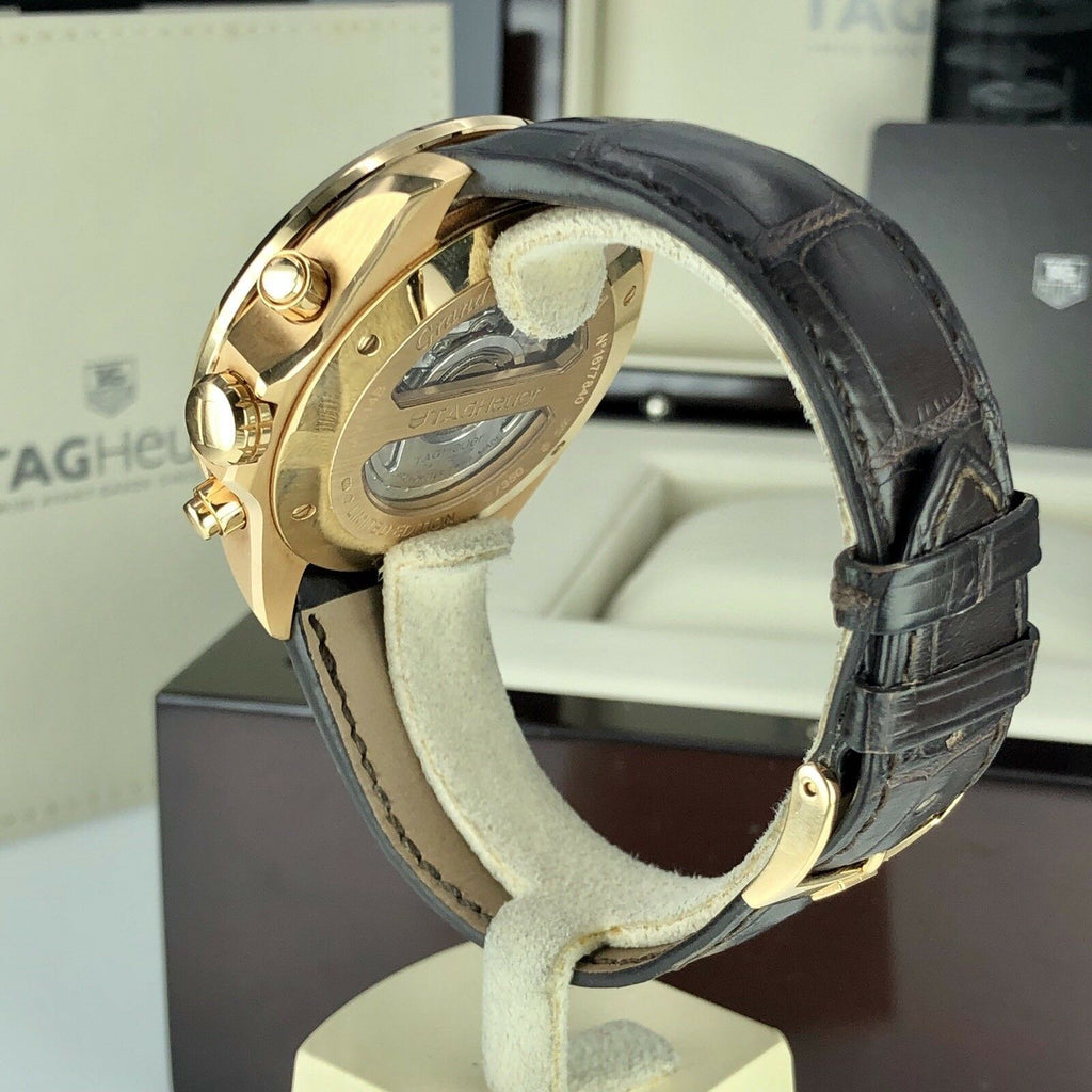 TAG Heuer Grand Carrera 18k Rose Gold Limited Edition Caliber 17 Box & Papers