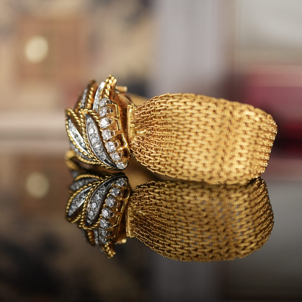 Unique Rolex 37 Precision 18k Gold Diamond Carl Bucherer Concealed Cover Dial Women’s Dress Watch