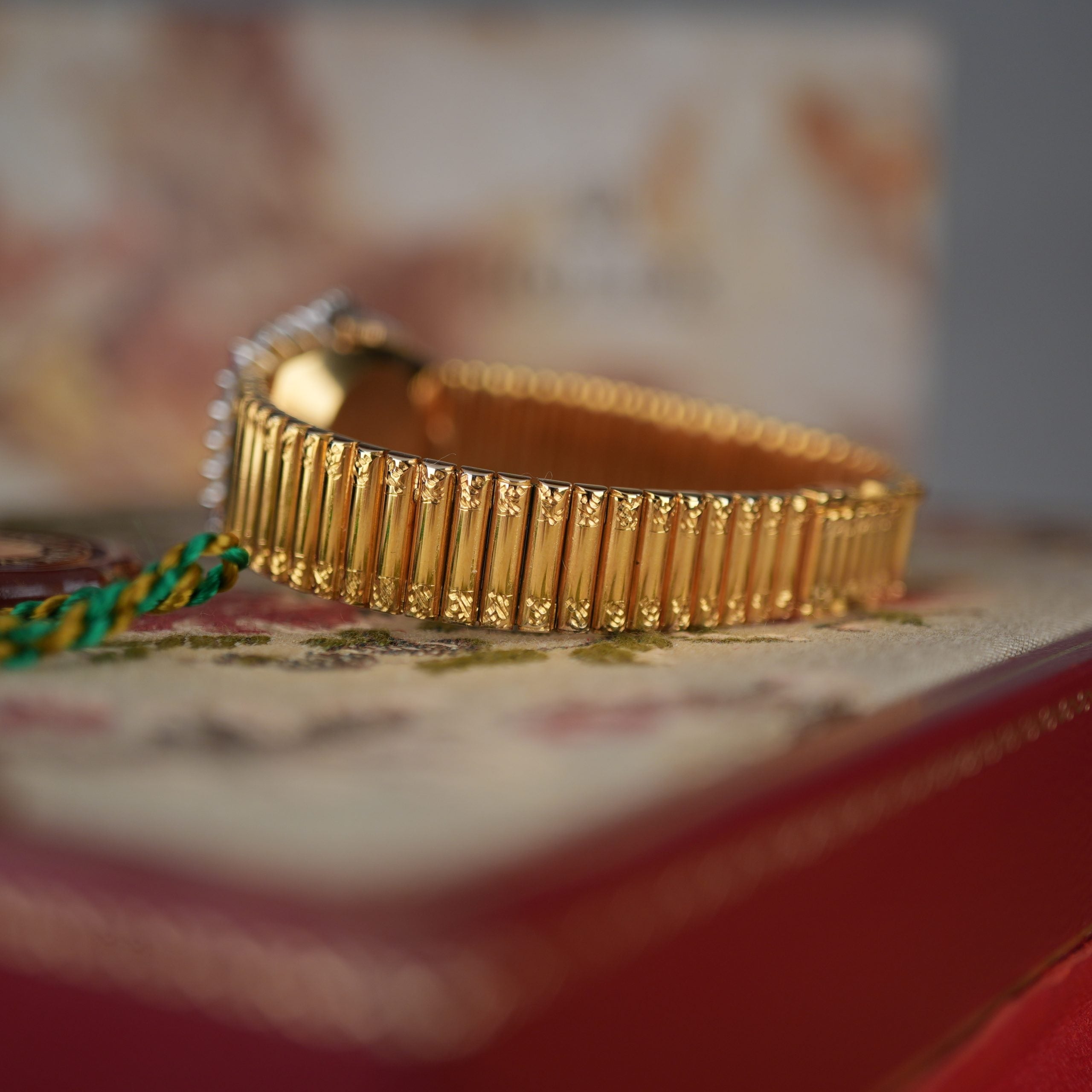 Unique Rolex Orchid 3466 Factory Diamonds and Rubies 18k Gold with Box