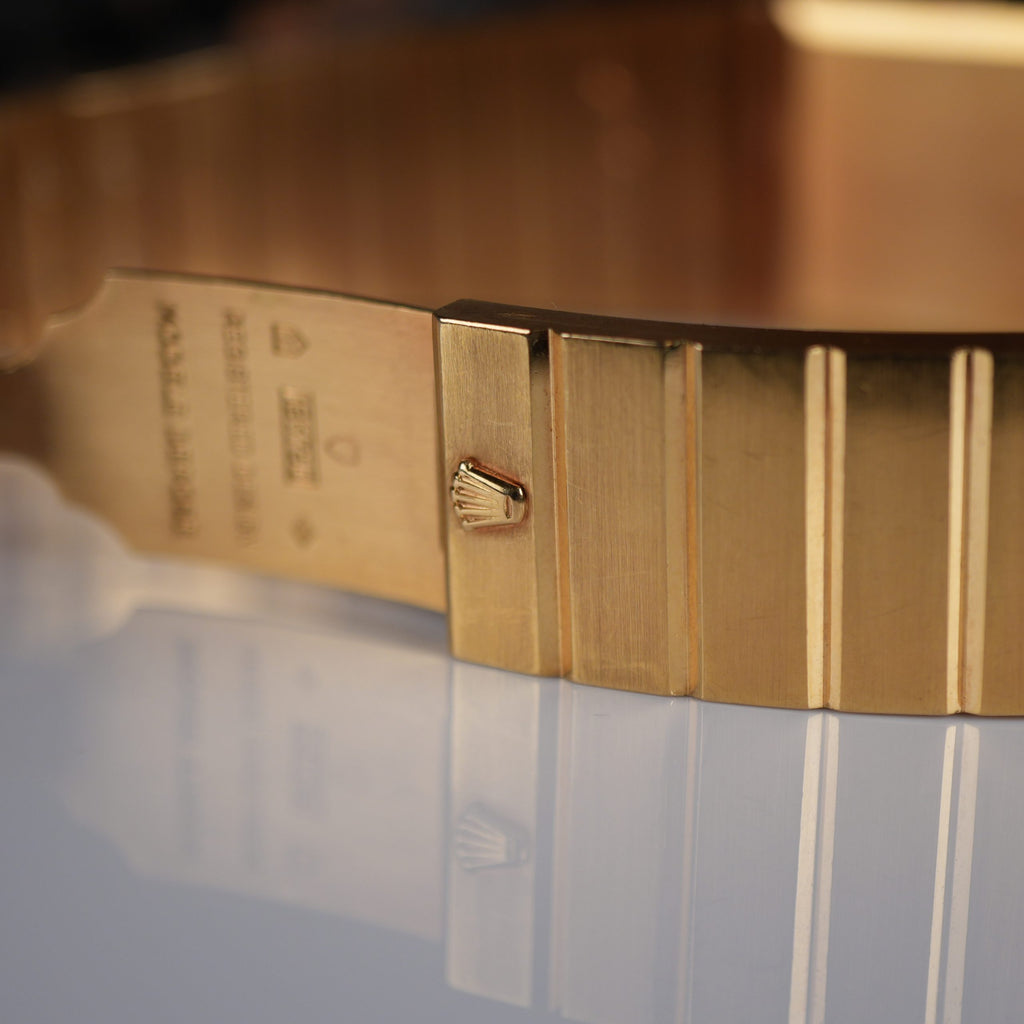1976 Rolex Cellini King Midas 4316 Pyramid Gold Dial Unpolished Mint Condition