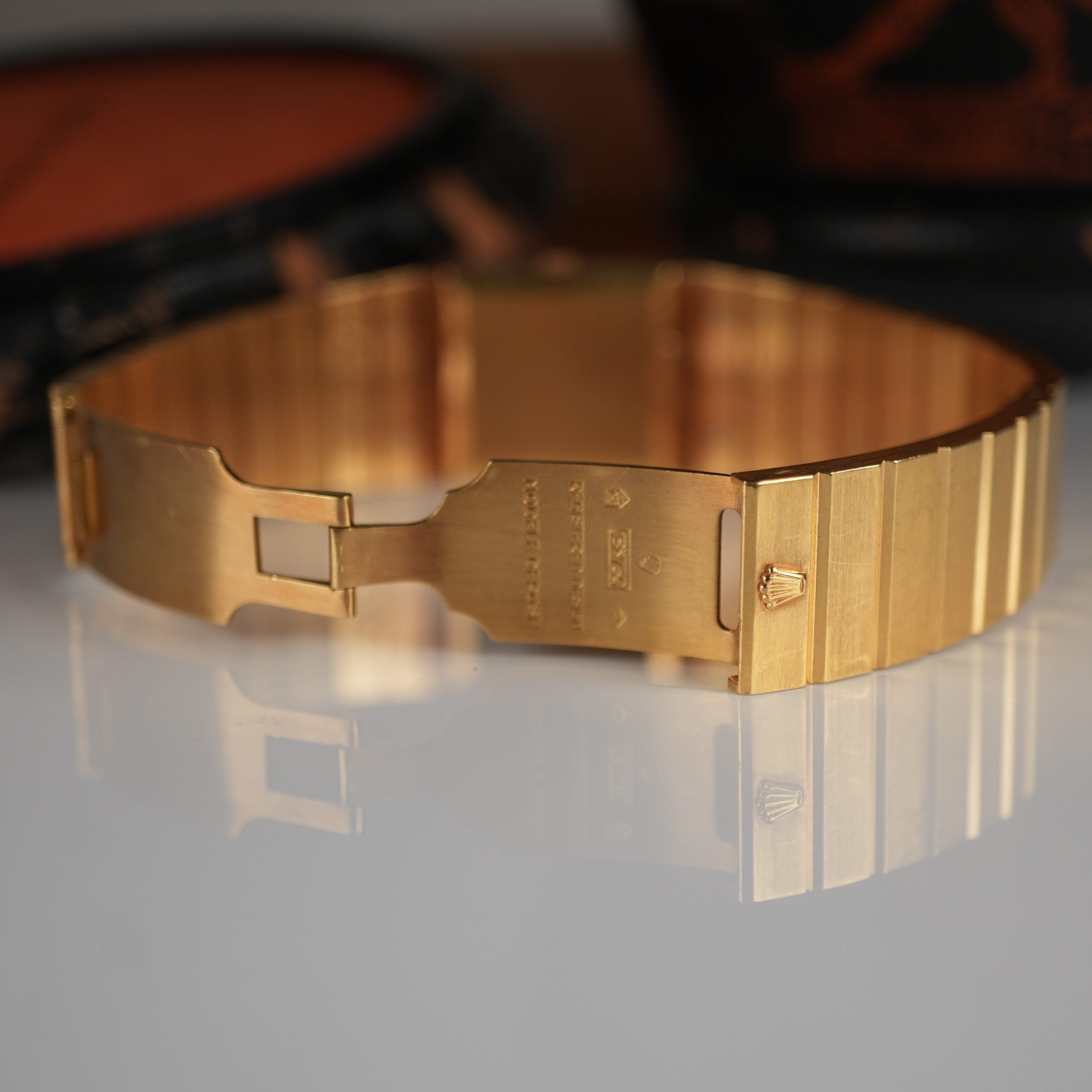 1976 Rolex Cellini King Midas 4316 Pyramid Gold Dial Unpolished Mint Condition