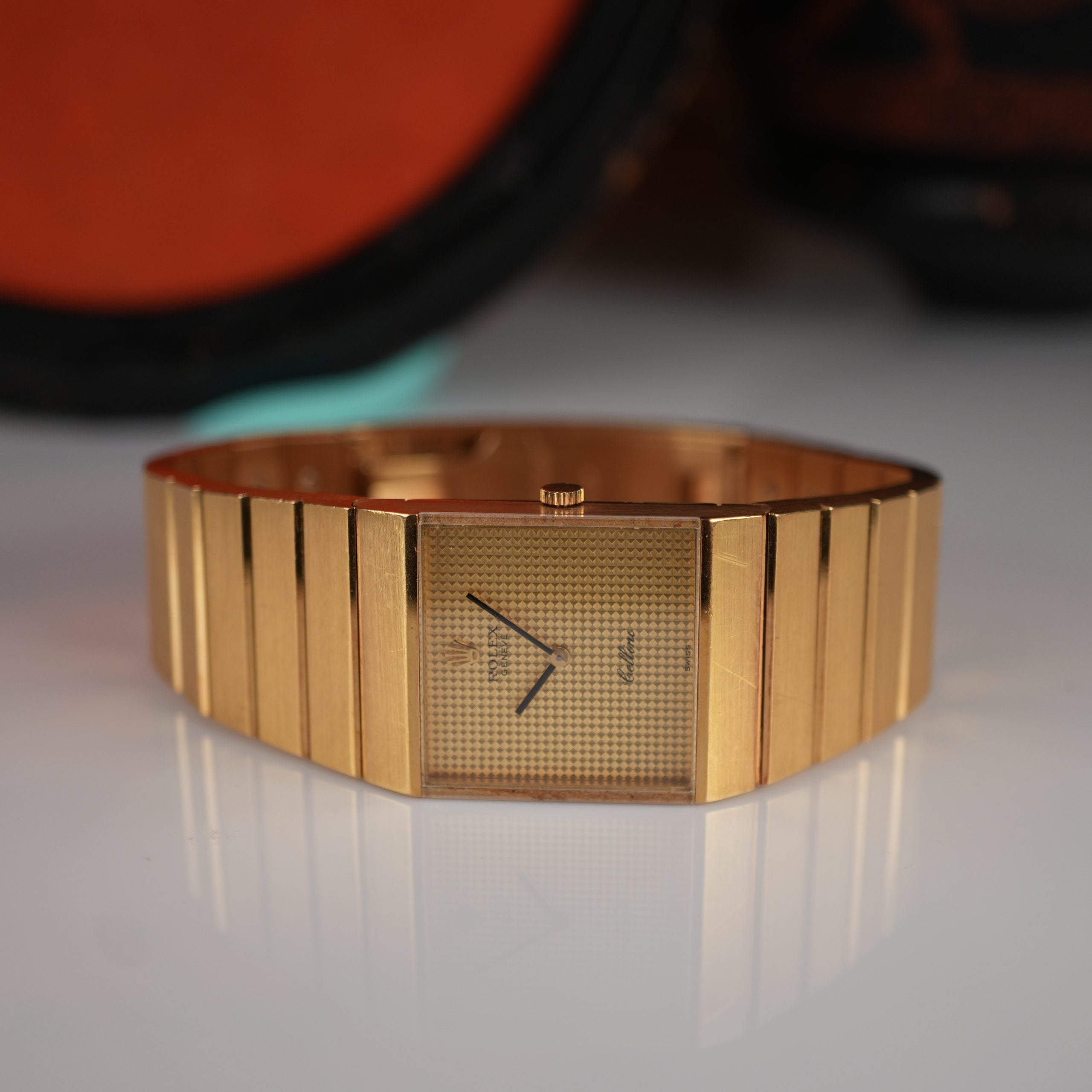 1976 Rolex Cellini King Midas 4316 Pyramid Gold Dial Unpolished Mint Condition