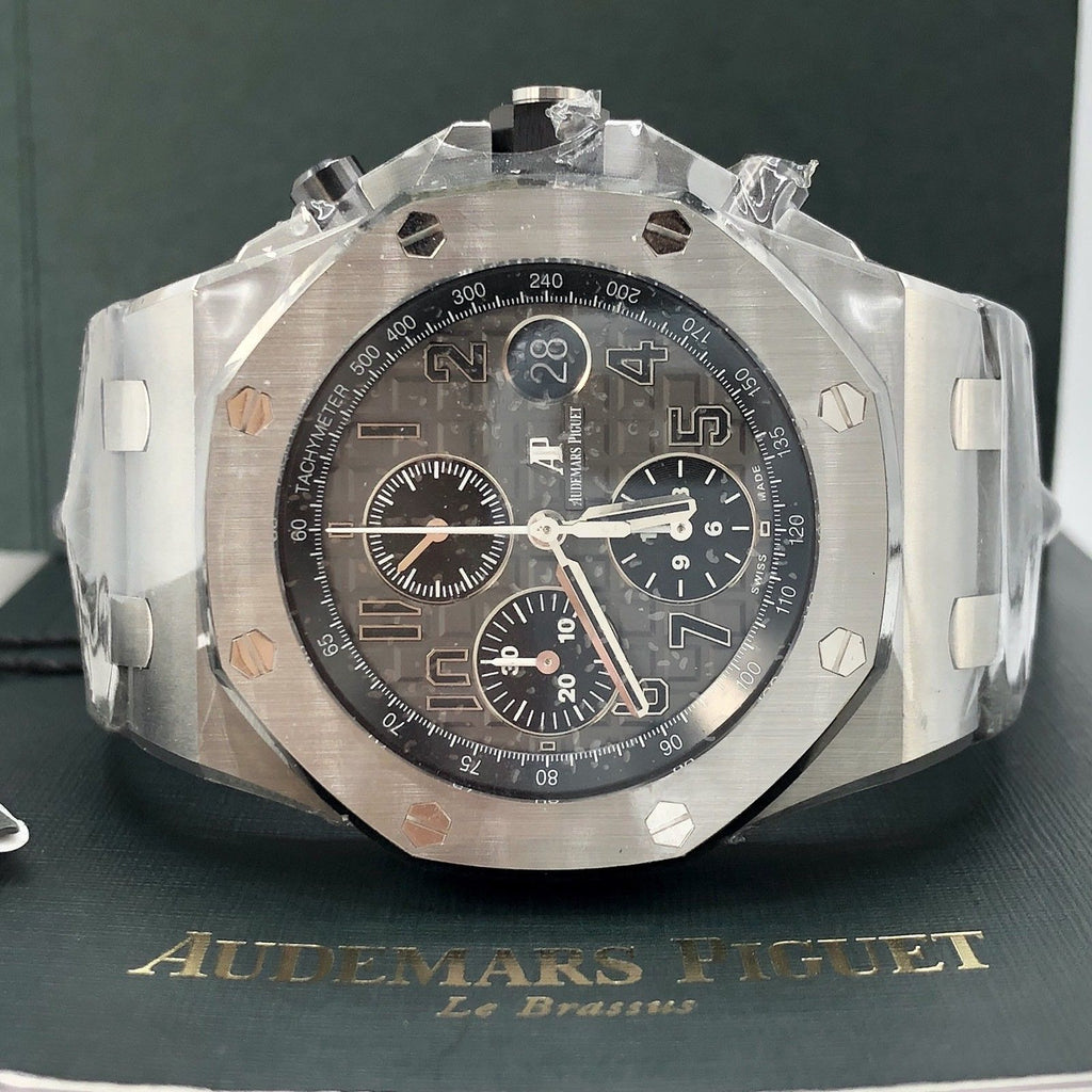 Unworn AUDEMARS PIGUET Royal Oak Offshore Elephant 26470ST Sealed papers box