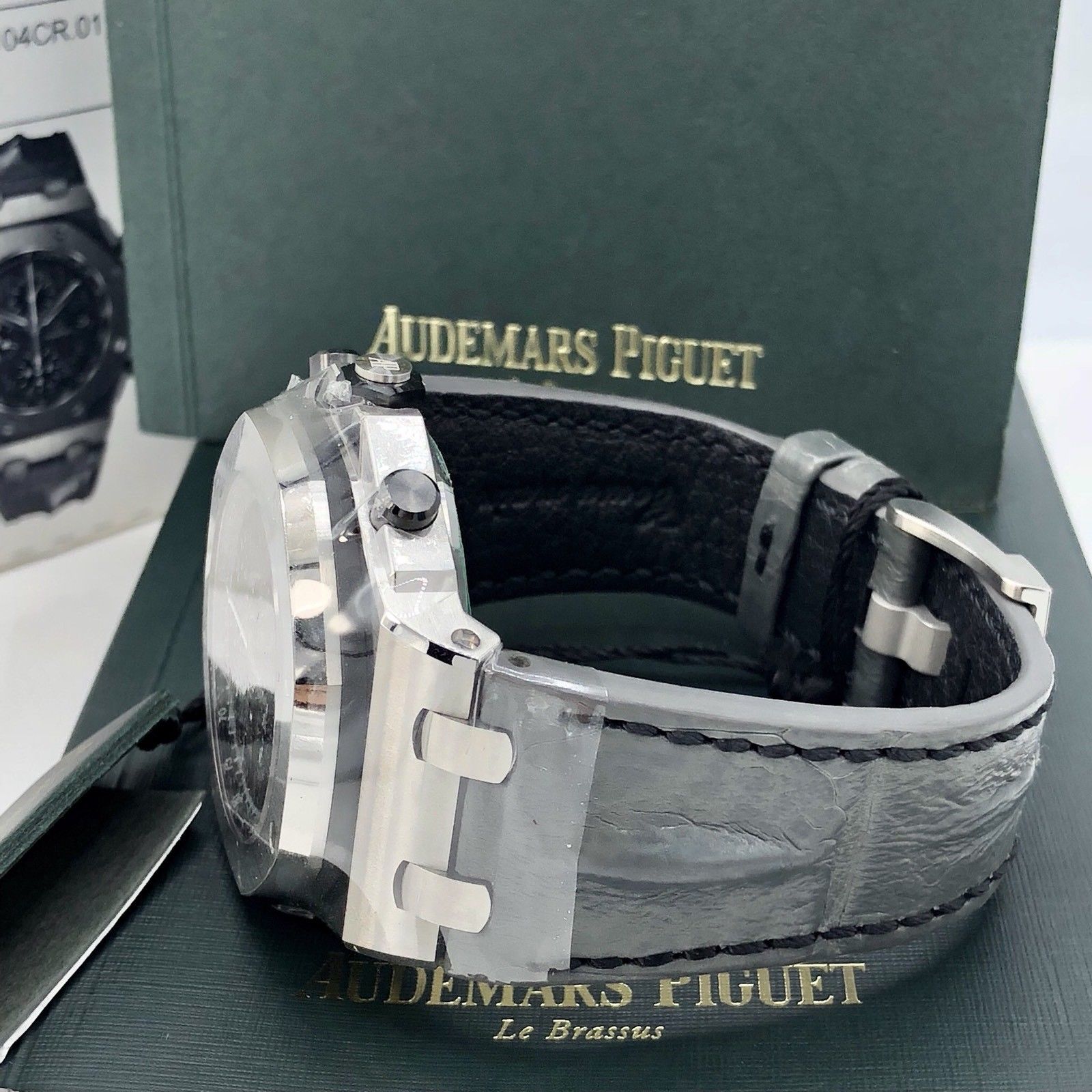 Unworn AUDEMARS PIGUET Royal Oak Offshore Elephant 26470ST Sealed papers box