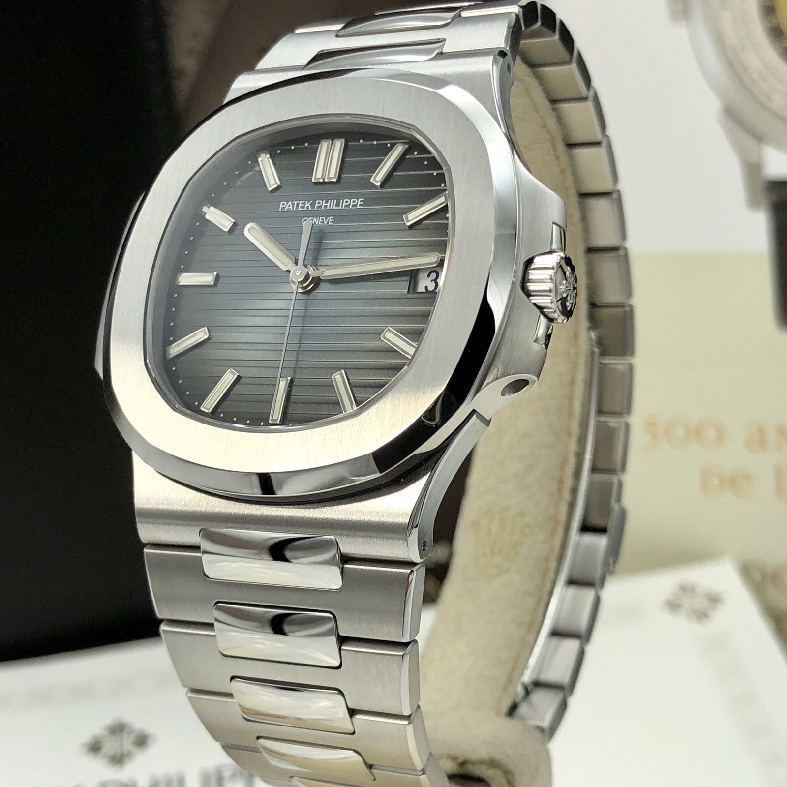 Unworn Patek Philippe Nautilus 5711 / 1A-010 blue Box and Papers 2018