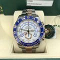Unworn Rolex 116681 Yacht Master II Rose Gold pink New hands 2018 box and card